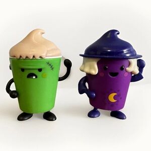 2024 Wendy’s Halloween Frosty Frights Set Of 2 Franken Frosty & Cold Spell Toy